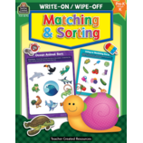 Matching and Sorting Write-On Wipe-Off Book