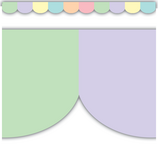 Pastel Pop Scalloped Die-Cut Border Trim