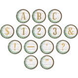 Eucalyptus Circle Letters