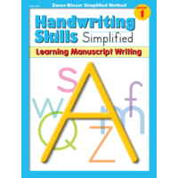 Handwriting Skills Simplified: Learning Manuscript Writing Gr. 1