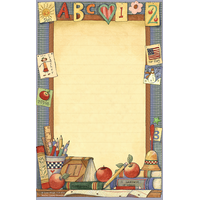 School Time Notepad from Susan Winget - TCR4722 | Teacher Created Resources