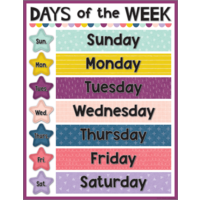 Oh Happy Day Days of the Week Chart - TCR7451 | Teacher Created Resources