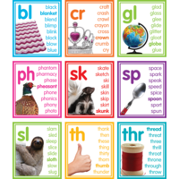 Colorful Photo Cards Digraphs and Blends Bulletin Board - TCR8503 ...