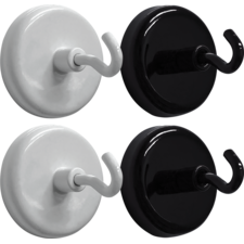 Black and White Magnetic Hooks