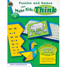 Puzzles and Games that Make Kids Think Grade 3