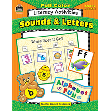 Full-Color Literacy Activities: Sounds & Letters