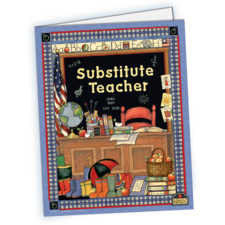 Substitute Teacher Pocket Folder from Susan Winget
