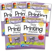 Daily Printing Practice Grades K-2 Bundle: Student Book 5-Pack