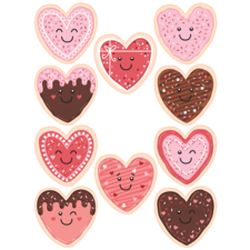 Frosted Heart Cookies Accents