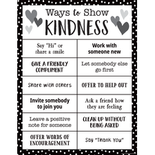 Ways to Show Kindness Chart