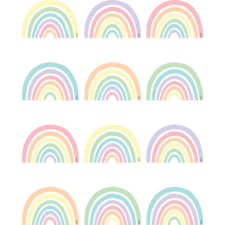 Pastel Pop Rainbows Mini Accents