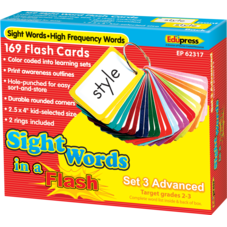 Sight Words in a Flash Cards Grades 2-3