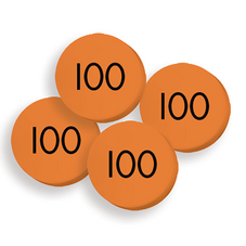 Sensational Math 100 Hundreds Place Value Discs Set