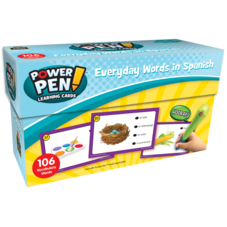 Power Pen Learning Cards: Everyday Words in Spanish
