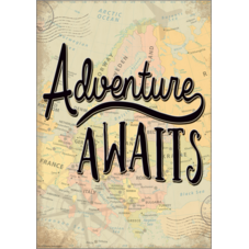 Adventure Awaits Positive Poster