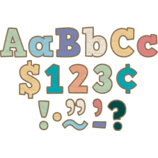 Painted Wood Bold Block 4" Letters Combo Pack