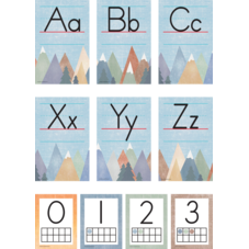 Moving Mountains Alphabet Bulletin Board