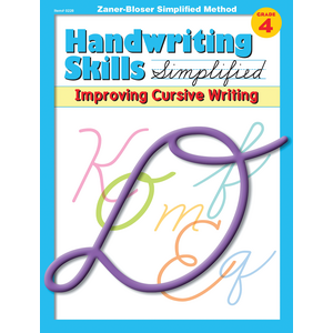 TCR0228 Handwriting Skills Simplified: Improving Cursive Writing Gr. 4 Image
