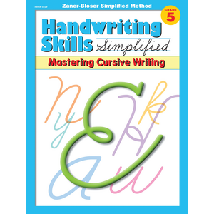 TCR0229 Handwriting Skills Simplified: Mastering Cursive Writing Gr. 5 Image