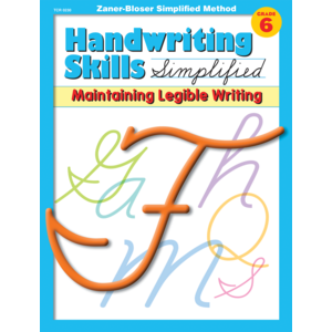 TCR0230 Handwriting Skills Simplified: Maintaining Legible Writing Gr. 6 Image