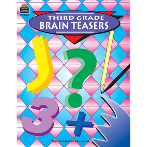 TCR0488 Third Grade Brain Teasers Image