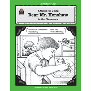 TCR0541 A Guide for Using Dear Mr. Henshaw in the Classroom Image