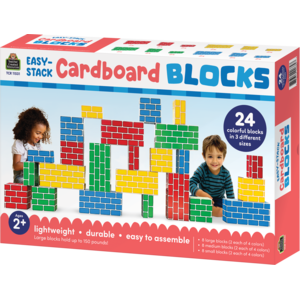 TCR11531 Easy-Stack Cardboard Blocks (24-Piece Set) Image