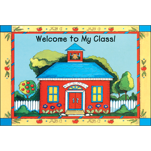TCR1198 Schoolhouse Welcome Postcards Image