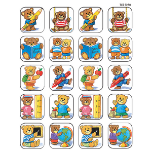 TCR1250 School Bears Stickers Image