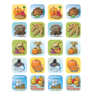 TCR1255 Thanksgiving Stickers Image
