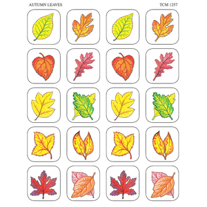 TCR1257 Autumn Leaves Stickers Image