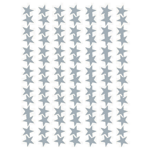 TCR1277 Silver Stars Foil Stickers Image