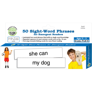 TCR133026 50 Sight-Word Phrases for Emergent Readers Image