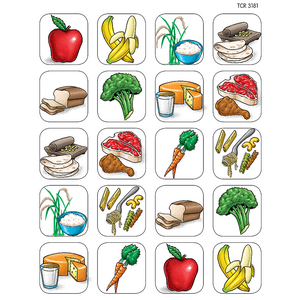 TCR1381 Food Stickers Image