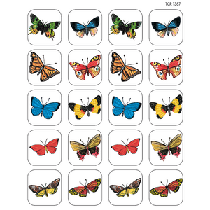 TCR1387 Moths & Butterflies Stickers Image