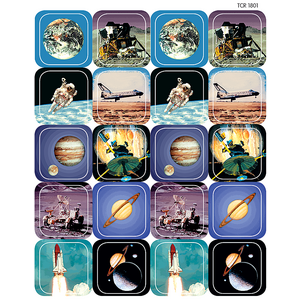 TCR1801 Space Stickers Image