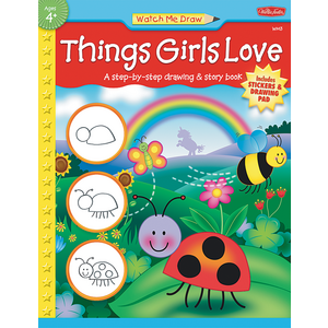 TCR18911 Watch Me Draw: Things Girls Love Image