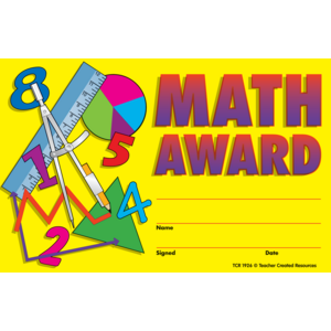 TCR1926 Math Awards Image