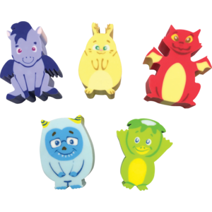 TCR20344 Whatsits Collectable Eraser Mystery Packs: Fantasy Friends - 5 Character Assortment Image