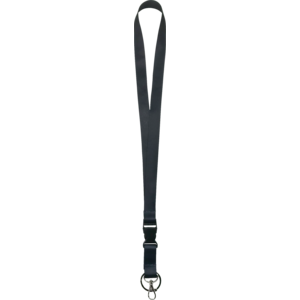Teacher Created Resources Black Lanyard - 21.75 Inch With Clip For ID Badges & Keys