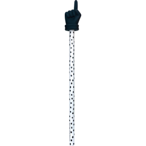 TCR20596 Black Painted Dots Hand Pointer Image