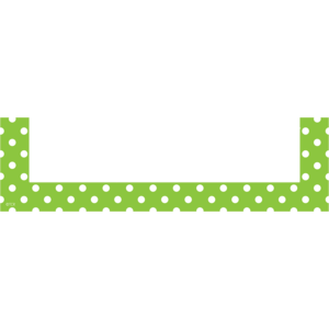 TCR20731 Lime Polka Dots Magnetic Pockets - Small Image