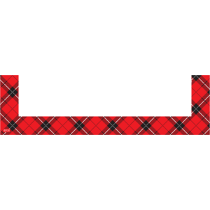 TCR20732 Red Plaid Magnetic Pockets - Small Image