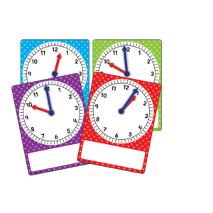 TCR20734 Magnetic Foam Geared Clocks: Small 4-Pack Image