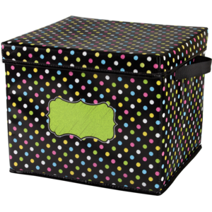 TCR20766 Chalkboard Brights Storage Box Image