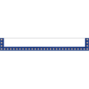 TCR20795 Dark Blue Marquee Magnetic Pockets - Large Image