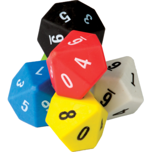TCR20805 10 Sided Dice 6-Pack Image