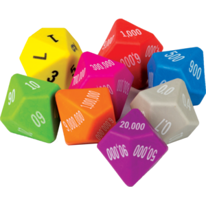 TCR20807 Place Value Dice 8-Pack Image
