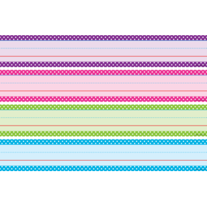 TCR20863 Bright Colors Polka Dots Sentence Strips Image