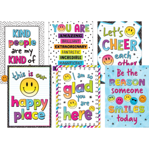 TCR2088702 Brights 4Ever Positive Poster Set (6) Image